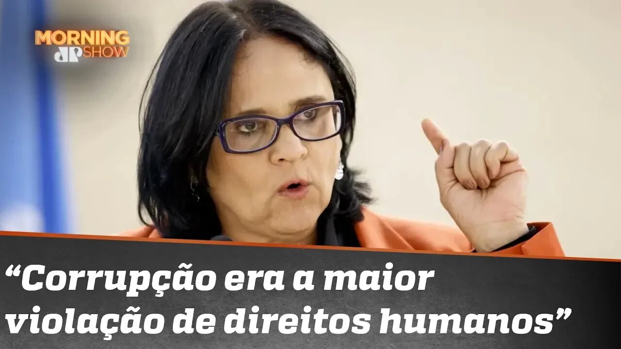 Damares: a corrupção era a maior violação de direitos humanos no Brasil do passado