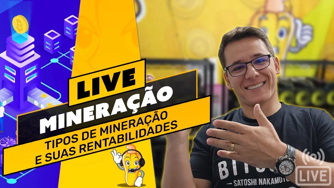 LIVE! BATE PAPO E TIRA DÚVIDAS - TIPOS DE MINERAÇÃO E SUAS RENTABILIDADES