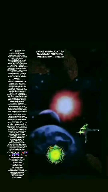 ▪︎SHINE YOUR LIGHT TO NAVIGATE THROUGH THESE DARK TIMES▪︎