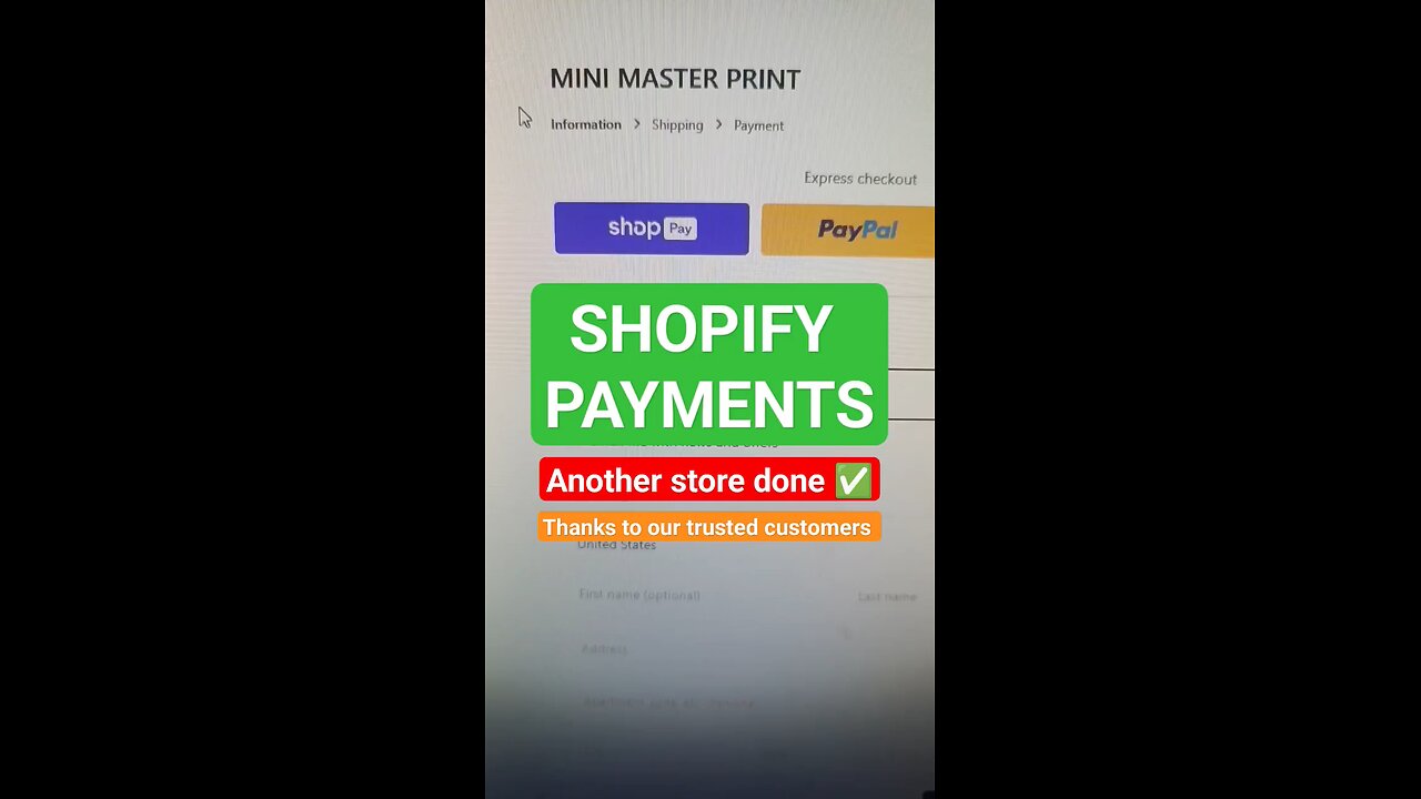 Shopify Payments for non supported countries 😻