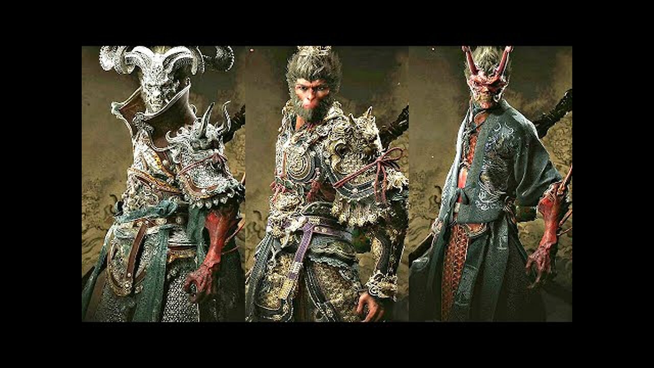 Black Myth Wukong - All Armors & All Weapons Showcase