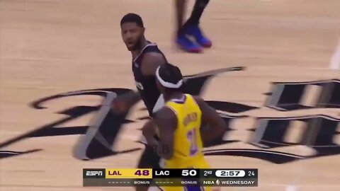 Paul George “you can’t guard me” to Pat Beverley