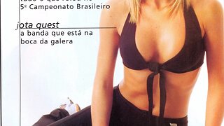 Eliana capa da Revista World Tennis em 1999