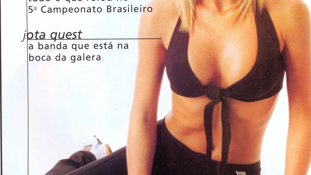 Eliana capa da Revista World Tennis em 1999