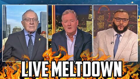 Piers Morgan & Dershowitz Squirm In Clash