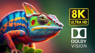 8K HDR 60fps Dolby Vision - With Animal Sounds | Colorfully Dynamic (60FPS HDR10+)