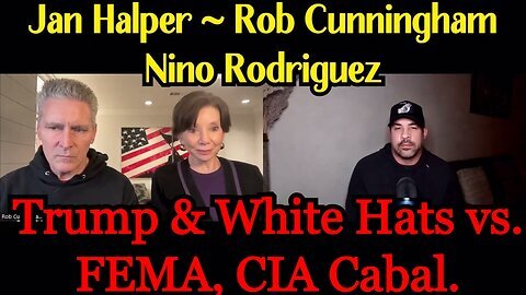 Dr. Jan Halper-Hayes- Trump & White Hats vs. FEMA, CIA Cabal!