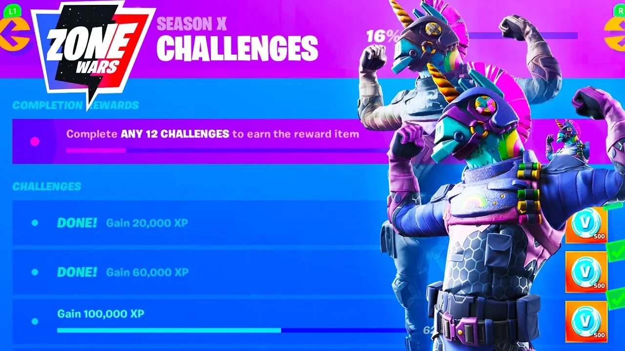 The New "ZONE WARS" Challenges & Rewards In Fortnite! (Zone Wars LTM!)