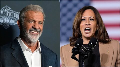 ‘Got the IQ of a fence post’: Mel Gibson blasts Kamala Harris