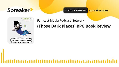 (Those Dark Places) RPG Book Review