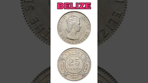 Belize 25 Cents 2007.#shorts #coinnotesz