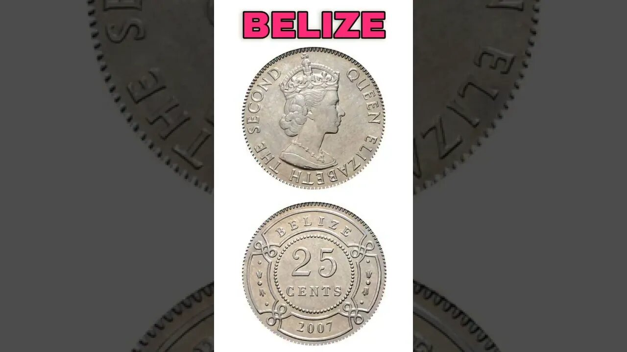 Belize 25 Cents 2007.#shorts #coinnotesz