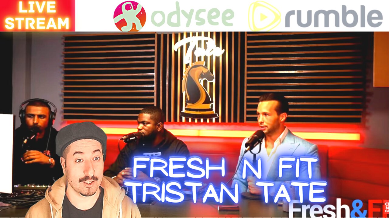 Tristan Tate Fresh N Fit Live Reaction - Discord Open