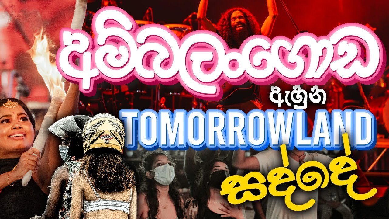 Tomorrowland සද්දේ ගැන ඇත්ත කතාව දන්නවද? | WAYO LIVE @ Ambalangoda with Dhanith - Chitral - Jaya Sri