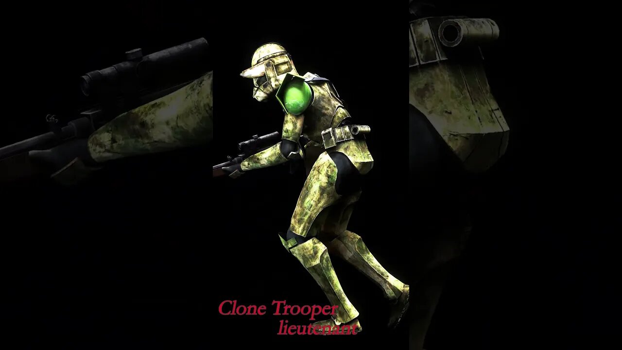 Clone Trooper lieutenant - Turntable animation #3danimation #starwars #clonewars #theclonewars