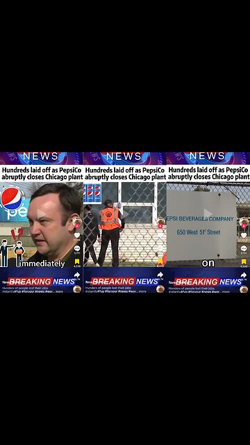 Hundreds laid off as PepsiCo abruptly closes Chicago plant