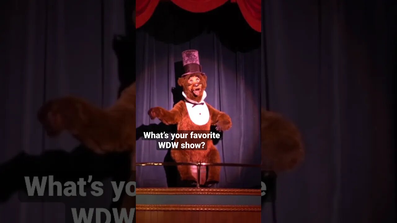 Country Bear Jamboree 🐻🪕🎶 #shorts #disney #magickingdom