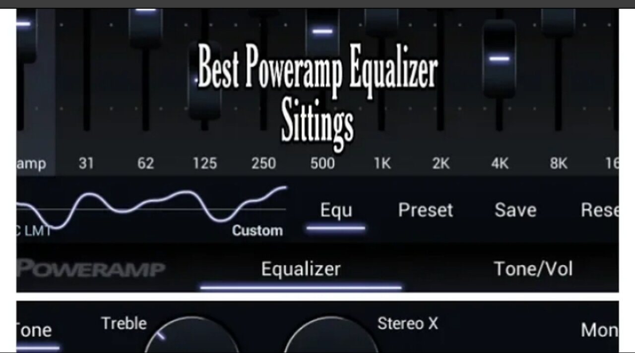 Best Poweramp Equalizer sittings.