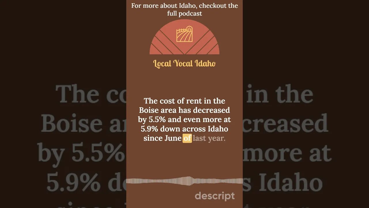 Rent Prices Come Down in Idaho