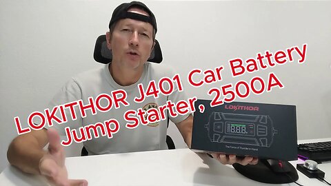 LOKITHOR J401 Car Battery Jump Starter Unboxing & Full Review 2024