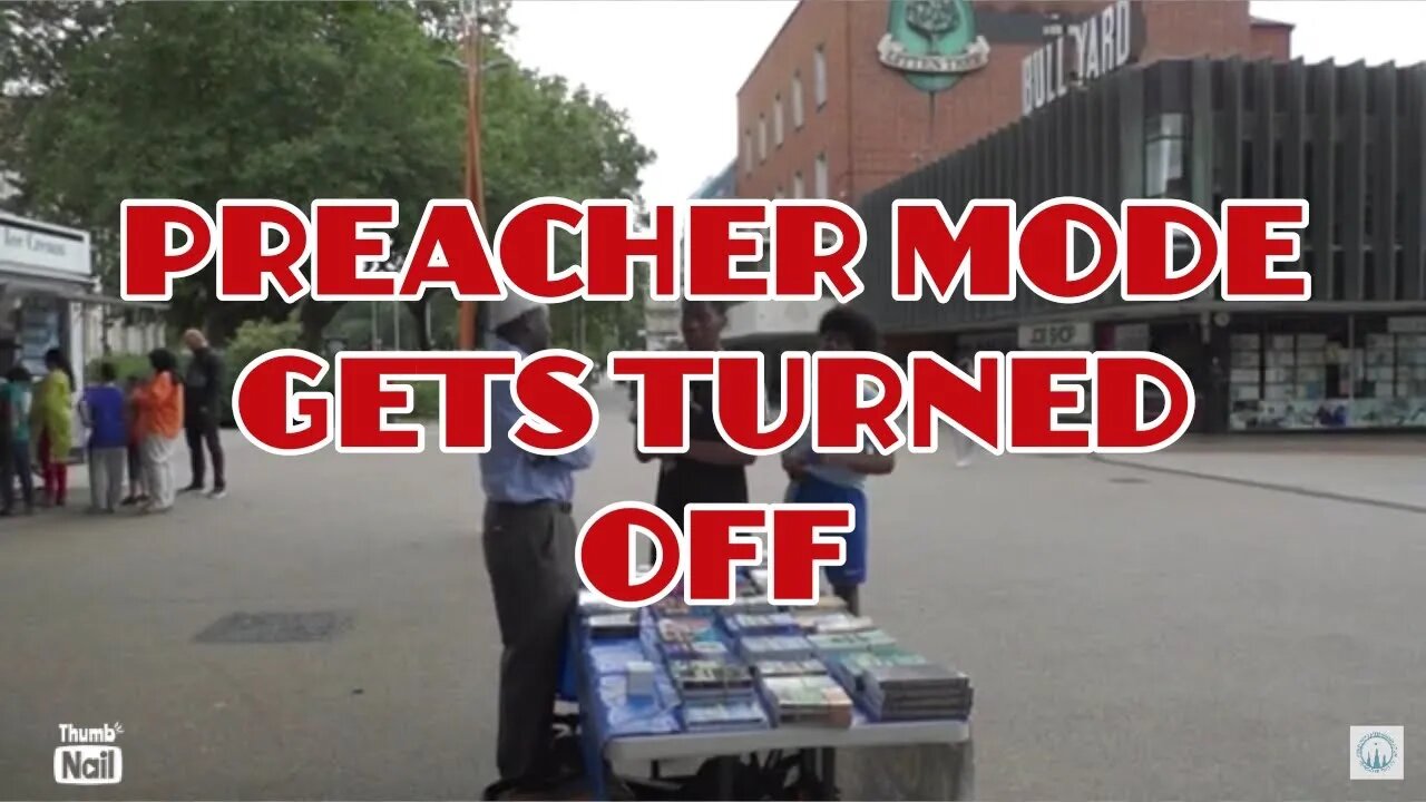 Preacher mode! Gets turned off!