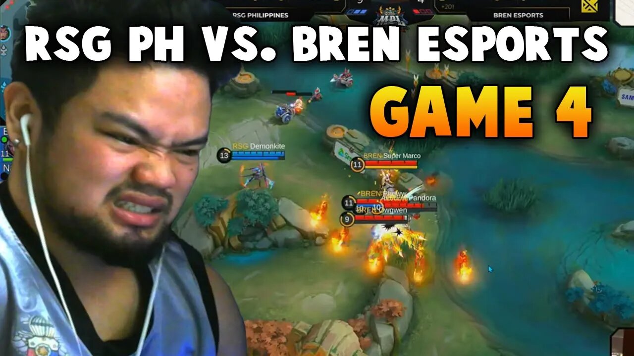 HINDI PINAPORMA ANG RSG PH 😱 OFW Reacts to MPL S-10 Playoffs Day 3 - RSG PH vs. BREN ESPORTS Game 4