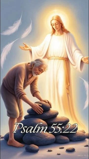 Psalm 55:22 - Cast your cares on the Lord and he will sustain you; he will never let the...