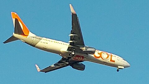 Boeing 737-800 PR-GUB coming from Guarulhos to Fortaleza