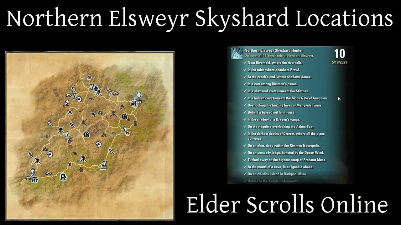 Northern Elsweyr Skyshard Locations [Elder Scrolls Online] ESO