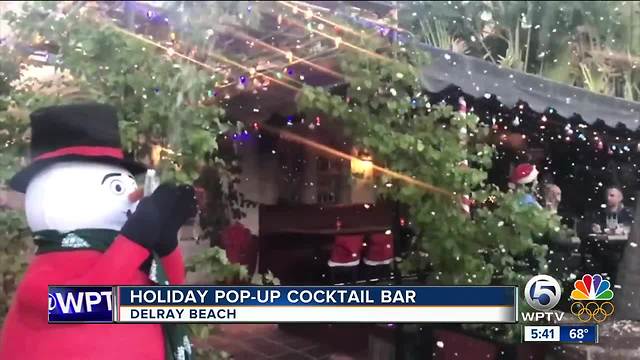 Miracle Christmas pop-up bar in Delray Beach