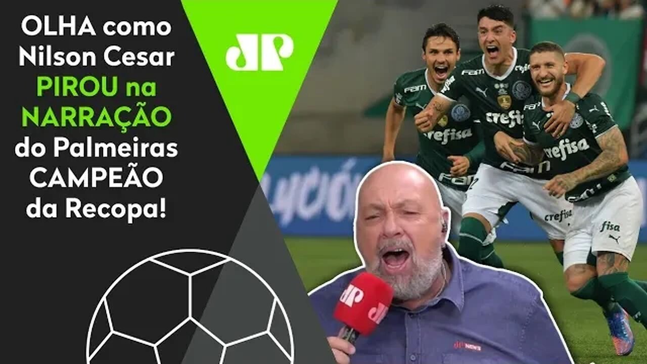 "O PALMEIRAS É CAMPEÃO DE NOVO!" OLHA essa NARRAÇÃO DE ARREPIAR do Verdão CAMPEÃO da Recopa!