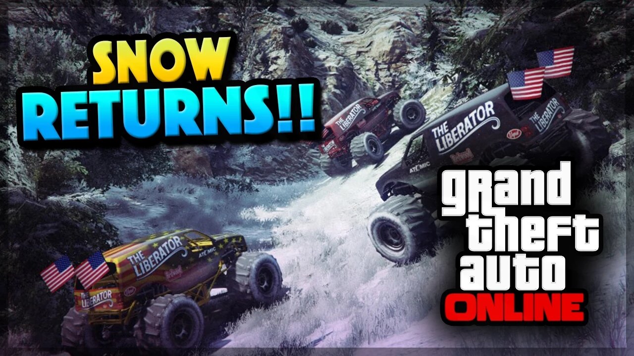 GTA 5 SNOW RETURNS! Snow Coming To GTA Online! (GTA 5 Gameplay)
