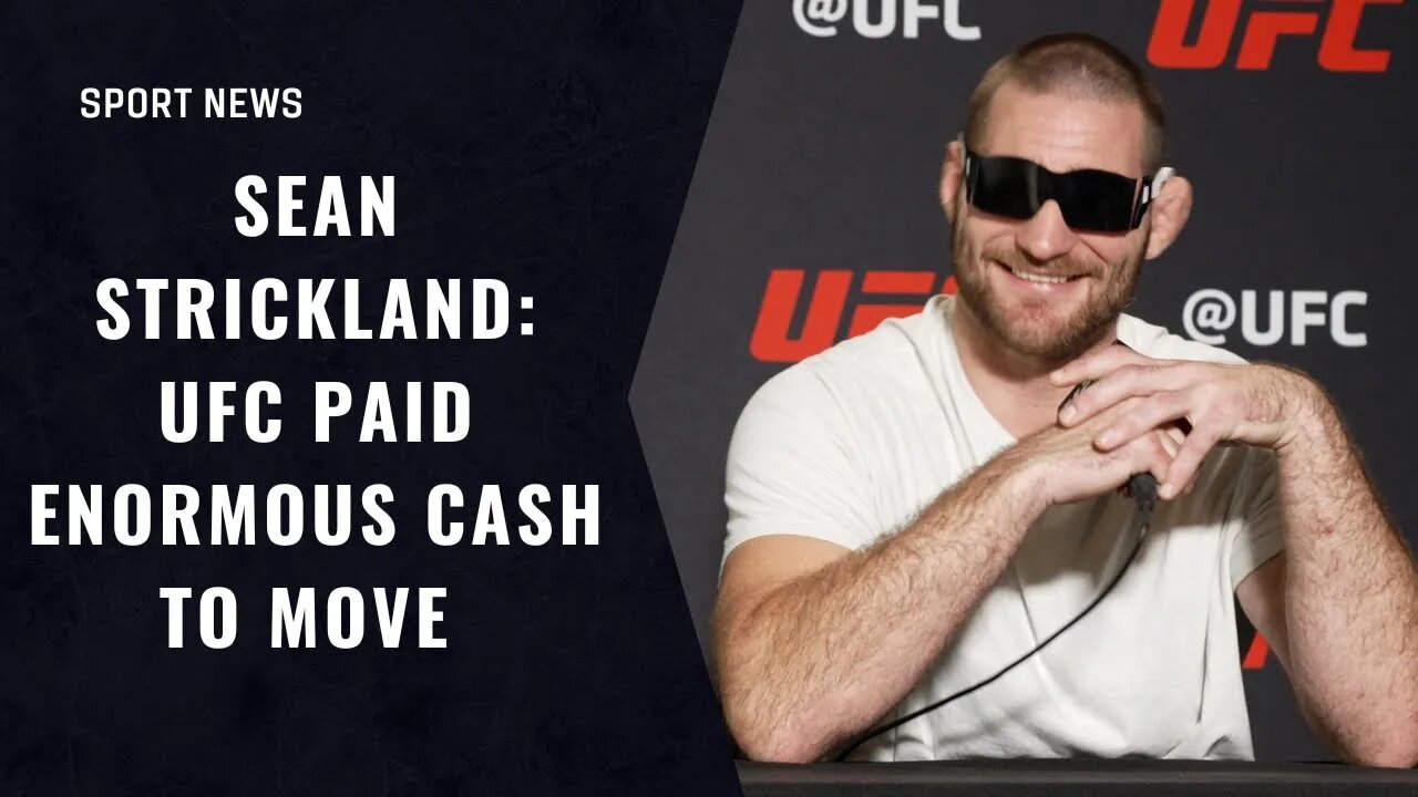 Sean Strickland: UFC Paid Enormous Cash To Move forward For Short Notific Win | UFC Battle Night 217