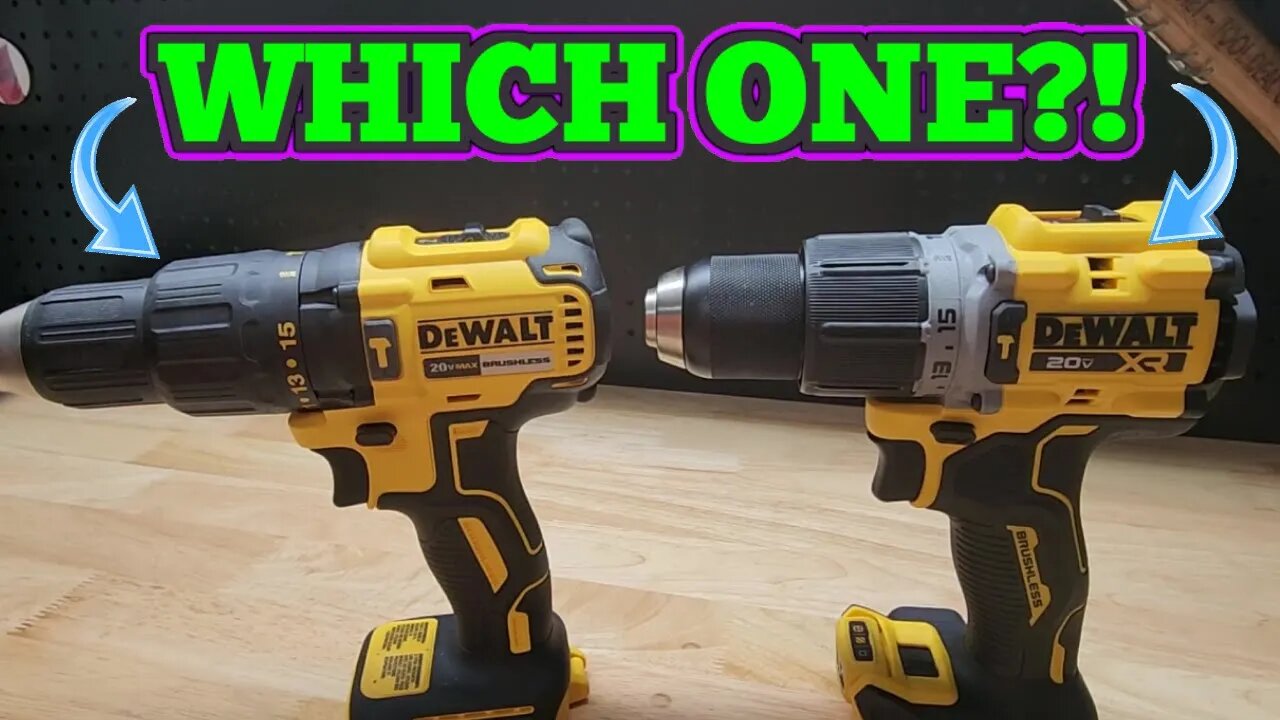 Which DeWALT 20V Hammerdrill Fits Your Needs? DCD778, DCD805
