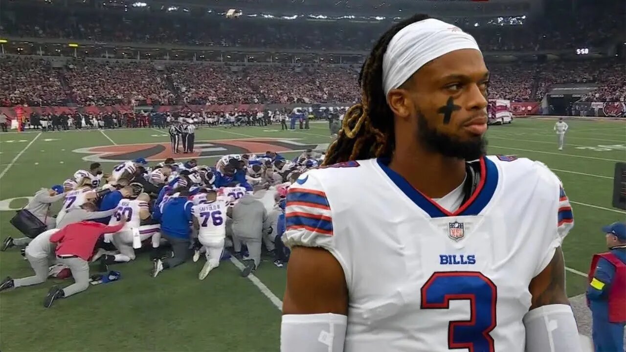 MNF Game DELAYED between Bills and Bengals after Damar Hamlin COLLAPSES on the field and given CPR!