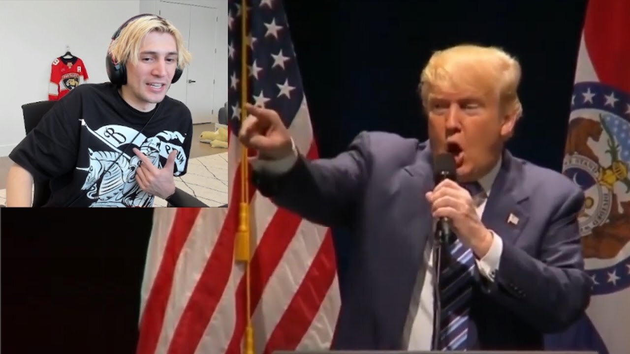 xQc Reacts To Donald Trump Telling Him To Get A Job