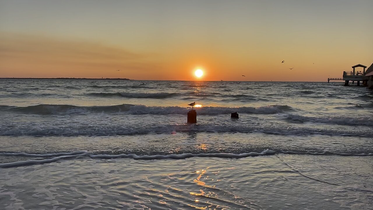 Sunset at Fort De Soto February 21 2024