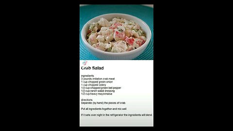 crab salad