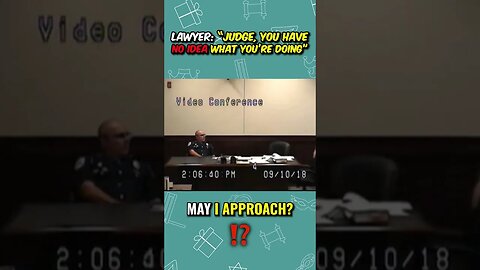 Judge has NO IDEA what he IS DOING!