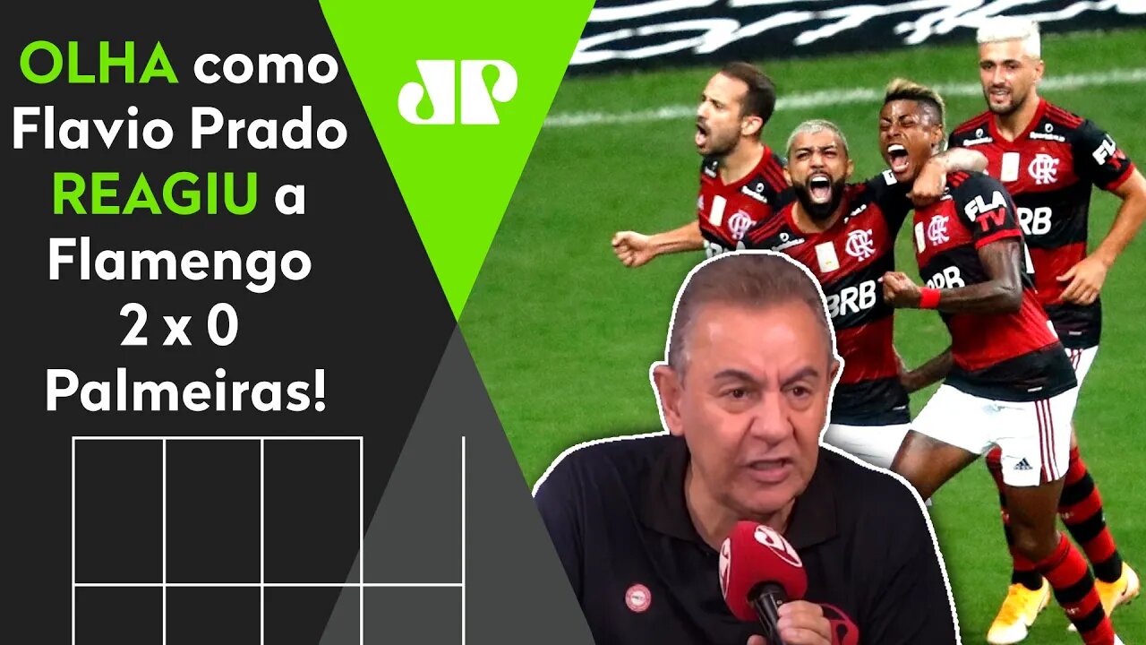 "MEU DEUS! O QUE FOI ISSO?" OLHA como Flavio Prado REAGIU a Flamengo 2 x 0 Palmeiras!