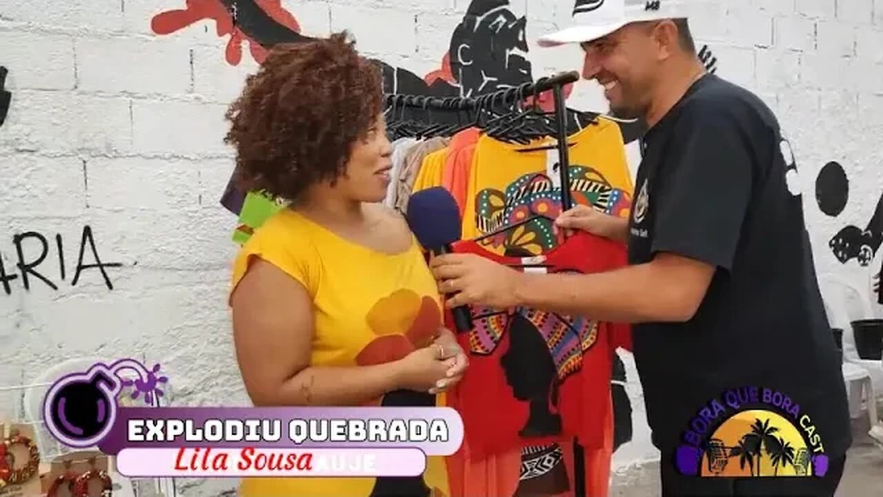 LILA SOUZA - Designer - Modas ancestrais - BORA QUE BORA CAST