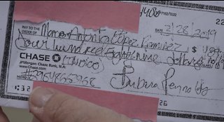 Woman: state tax check stolen from USPS collection box