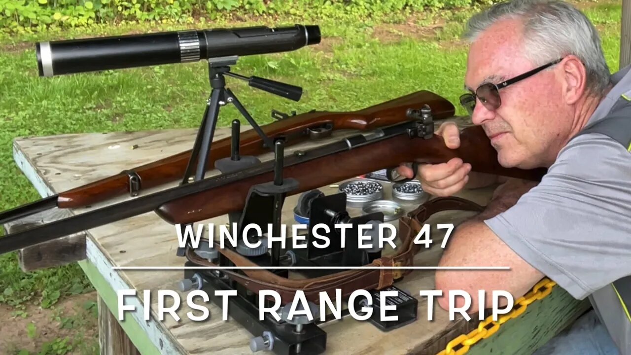 Winchester model 47 22lr bolt action target rifle. First range trip totally blown away!