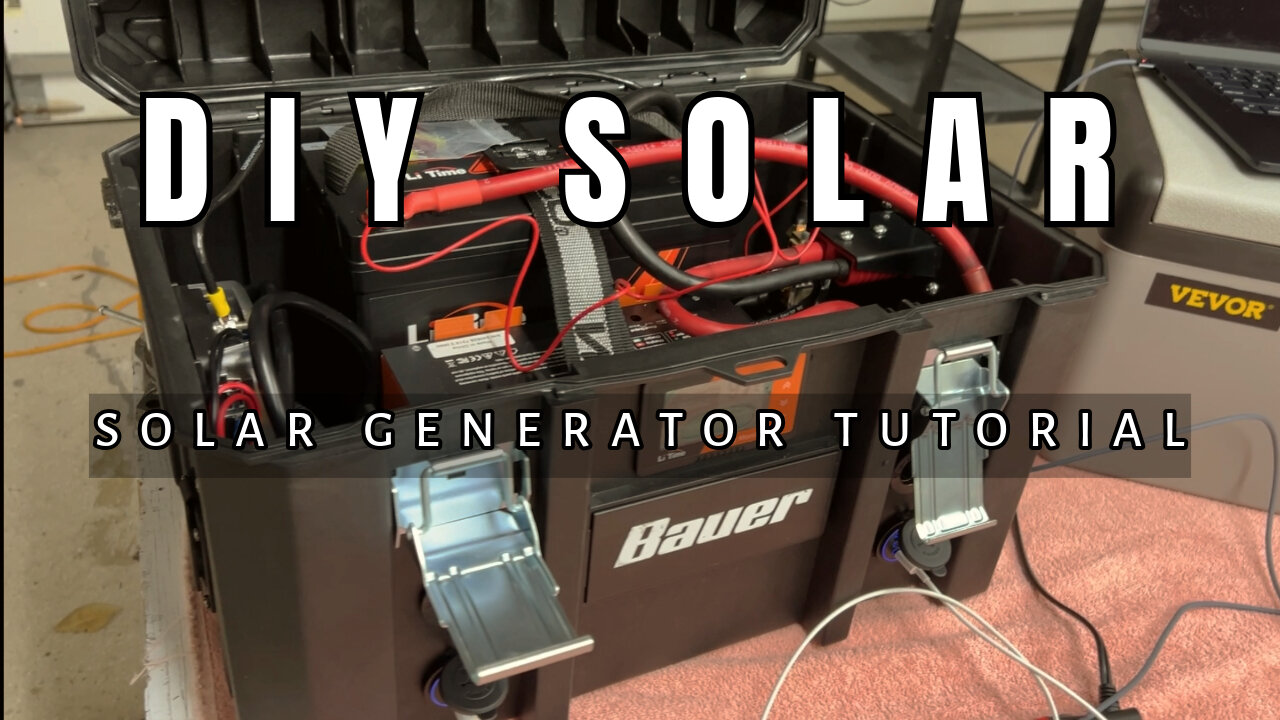 GET READY FOR GRID COLLAPSE !! DIY Portable Solar Generator Build. Episode 1- Lets Get Started!