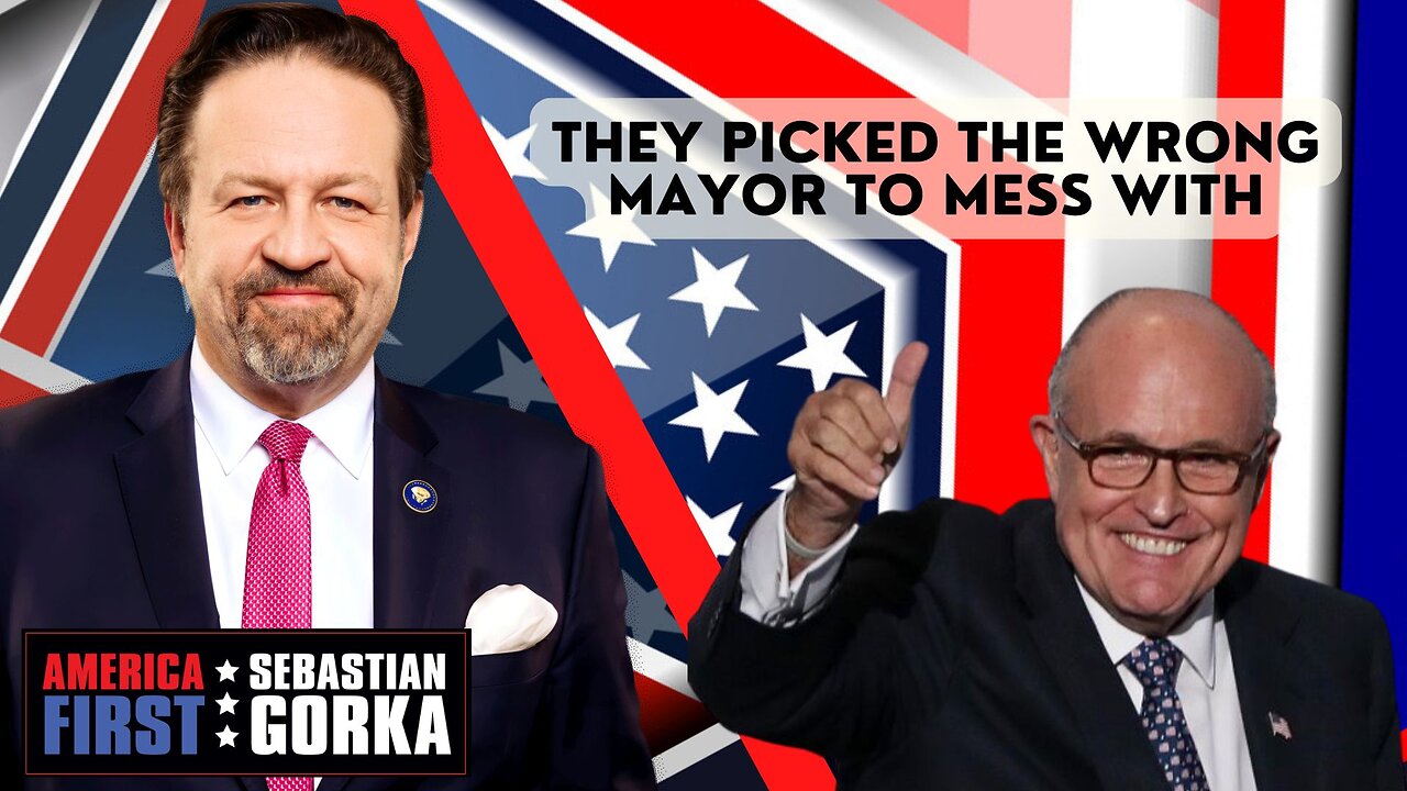 They picked the wrong mayor to mess with. Rudy Giuliani with Sebastian Gorka on AMERICA First