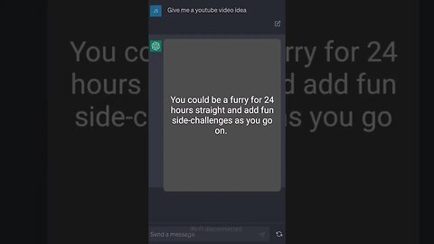 NEVER ASK CHATGPT FOR VIDEO IDEAS 🫣😐😳