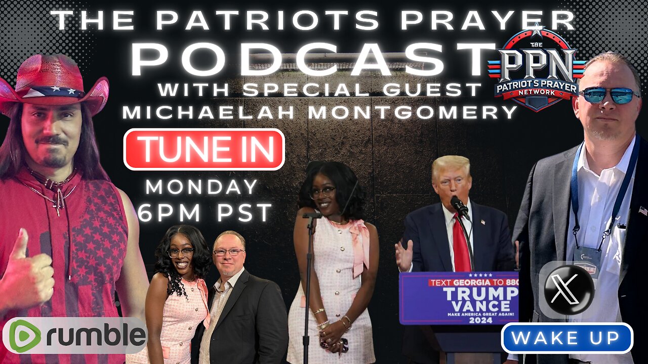 The Patriots Prayer Live W/ Michaelah Montgomery The Star Of The Atlanta Rally