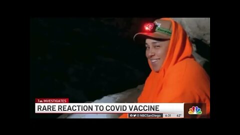 She had Rare reaction to the vaxx NBC reports