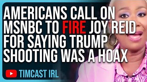 Americans Call On MSNBC To FIRE Joy Reid For Saying Trump Shooting Was A HOAX, Staged | Tim Pool