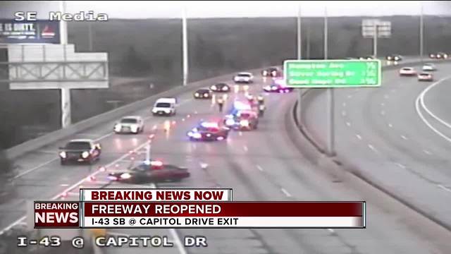 Deputies find no evidence after shots fired report on I-43